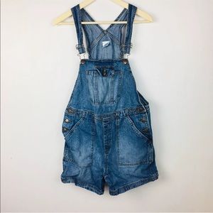 Maternity Overalls Denim Shorts Size Small